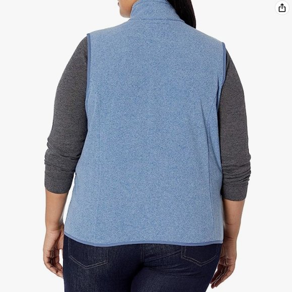 Amazon Essentials Womens Polar Soft Fleece Vest - Size 1X - NWT - Picture 2 of 7